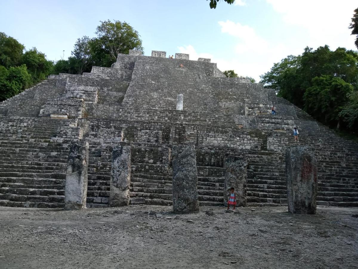 Cabanas Kukulkan Xpujil Esterno foto